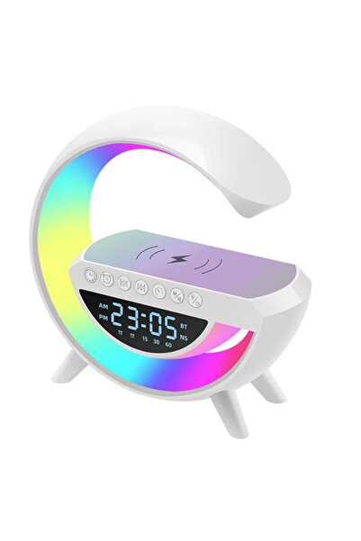 BASHAR Bluetooth speaker BT3401 LED display wireless charging alarm clock