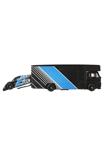 HOT WHEELS Sauber Mercedes C9 Transporter with Fleet Flyer Car Scale 1:64