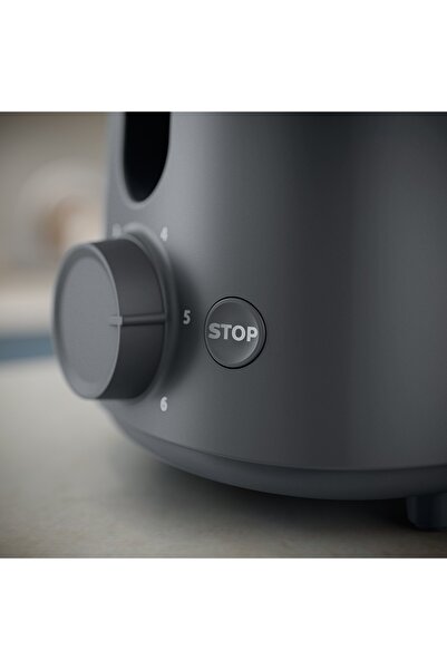 Philips Essentials Collection HD2510/90 Toaster, 2 slices, 650W, Black