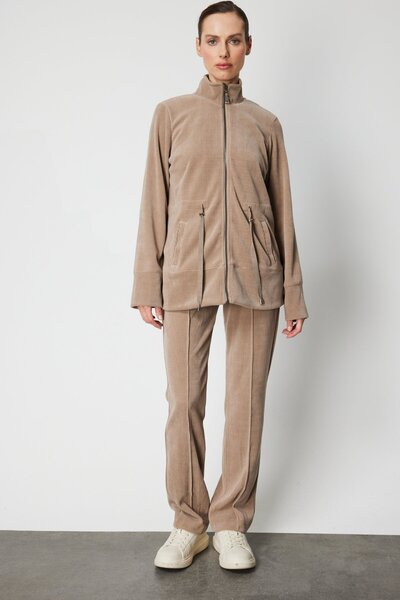 ON ψηλός λαιμός Φούτερ με υφή