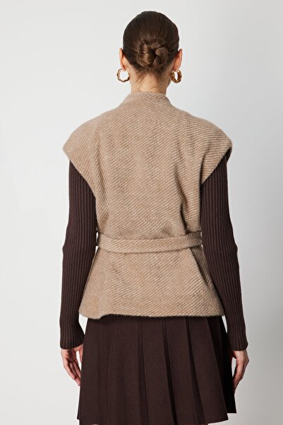 ON Γιλέκο με υφή με ζώνη στη μέση