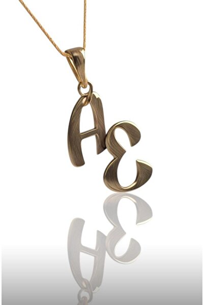 Hakan Güler Kuyumculuk 14 Ayar Altın Baş Harf İkili Harf Kolye Ucu – Kişiye Ö...