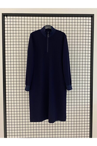 Armine TREND 2025 Fall/Winter - Ribbed Sleeves Half Zipper Tunic-25Kt456