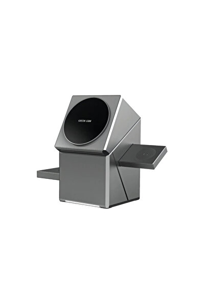 Green Lion Power Trio 3-in-1 Wireless Charger - Gray