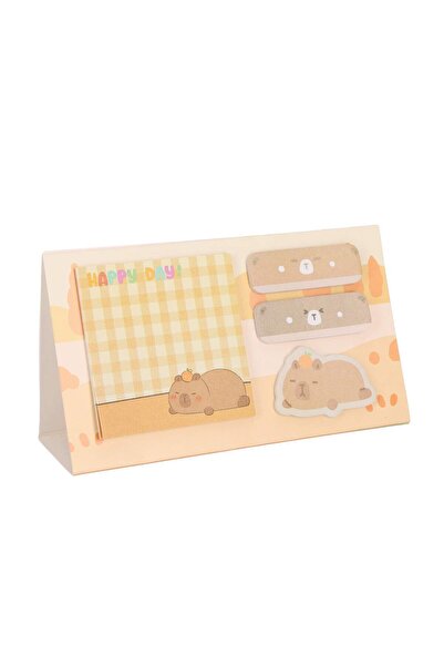 Strigo Notite adezive Capybara peach pastel