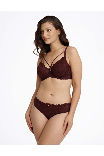 ESOTIQ Women's Elegant Panties Briefs Brazilian Style Delicate Floral Lace Comfy & Sexy | Insoley