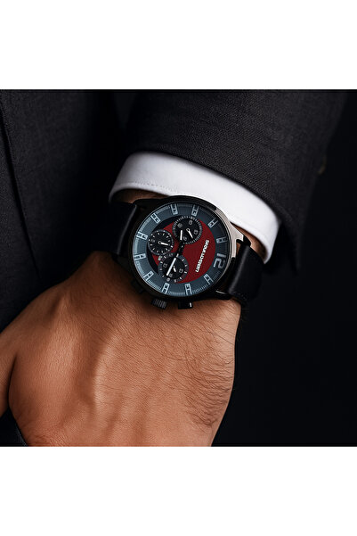 G Sport POLO Leather Cord Luxury Calendar Men's Wristwatch