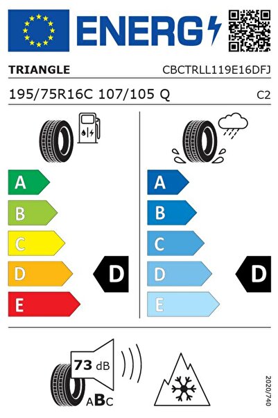TRIANGLE Winter Tire SnowLink LL01 195/75R16C 107/105Q