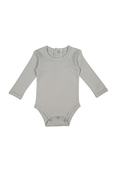 Lovedbaby Body bebelusi cu maneca lunga, 100% bumbac certificat GOTS,Light Gr...