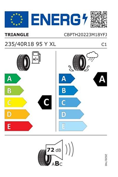 TRIANGLE Summer Tire EffeXSport TH202 235/40R18 95Y