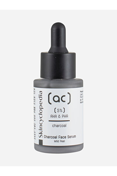 SKINCYCLOPEDIA Face Serum Charcoal With 5% Aha + Pha Complex 30Ml