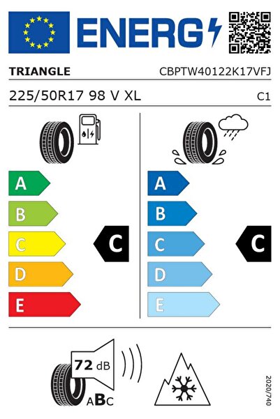 TRIANGLE Winter Tire TW401 225/50R17 98V/XL