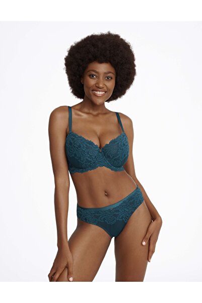 ESOTIQ Women's Elegant Panties Briefs Brazilian Style Delicate Floral Lace Elastic Waistband | Lynn