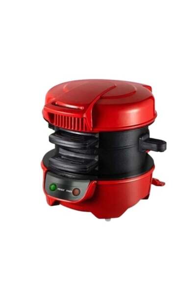 Depox Aparat de făcut burgeri, 600W, plăci antiaderente, încălzire uniformă, 180°