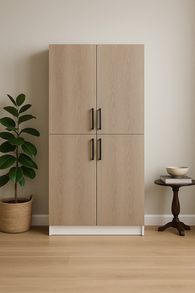 Genel Markalar 4 Kapaklı Çok Amaçlı Dolap (189×90×35 cm)