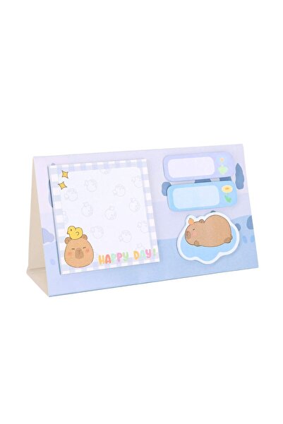 Strigo Notite adezive Capybara albastru pastel