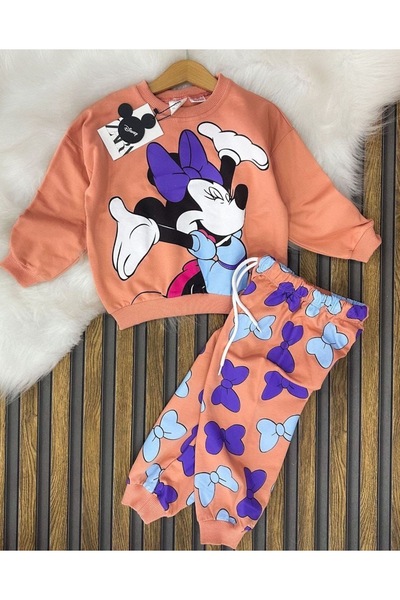 Baby Kız çocuk baskılı pijama takımı
