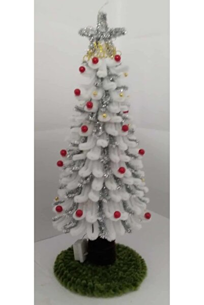 HANDDMADE Christmas tree made of plush wire