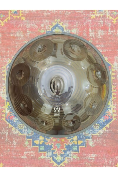 ALPHA PAN HANDPAN ALPHA PAN 9 Notalı Re Minör + (bakımyağı+çanta+renkli Kuşak)