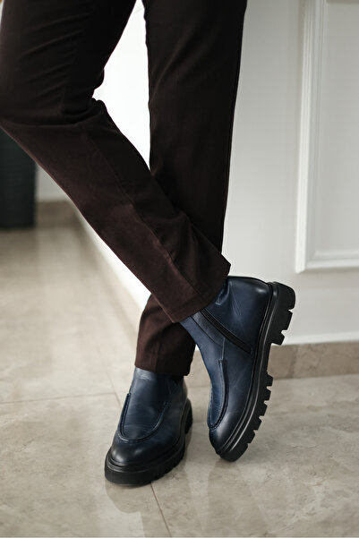 Avni Ceylan Stormline High Sole Genuine Leather Long Boots