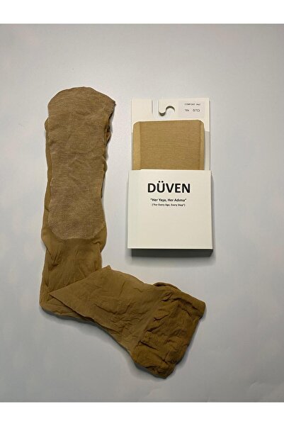DÜVEN Comfort Cotton Sole 2-Piece Knee-Length Pants Skin & Bronze Socks