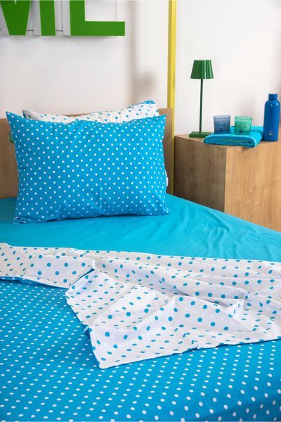 Benetton Home Blue Single Duvet Cover Set