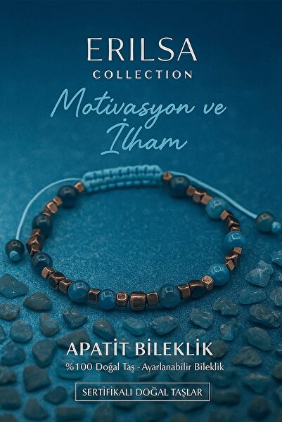 Erilsa سوار تحفيزي وملهم معتمد - حجر الأباتيت وحجر التيراهيرتز - 6 مم