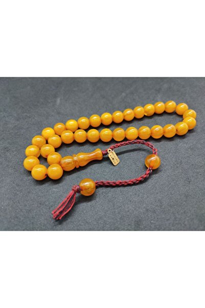 İskeçe Exclusive Osama Omari Masterpiece 50 Years Old Rooster Imame Havshalı German Faturan Prayer Bead Certified 8755