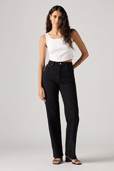 Levi's Ribcage Full Length Kadın Siyah Jean