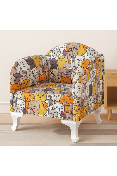 çataloğlu tekstil Çocuk sandalyesi puf bench çocuklar için koltuk