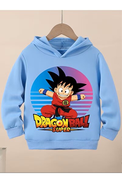 oneagılyazı Dragon Ball Super Anime cu imprimeu cu glugă Swea tricou