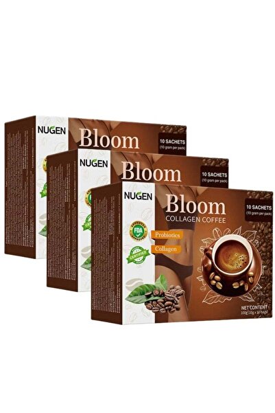 plisper قهوة نوجين بلوم كولاجين، عبوة من 3 قطع - عضوية 100% مع الجلوتاثيون، قهوة ديتوكس لإنقاص الوزن