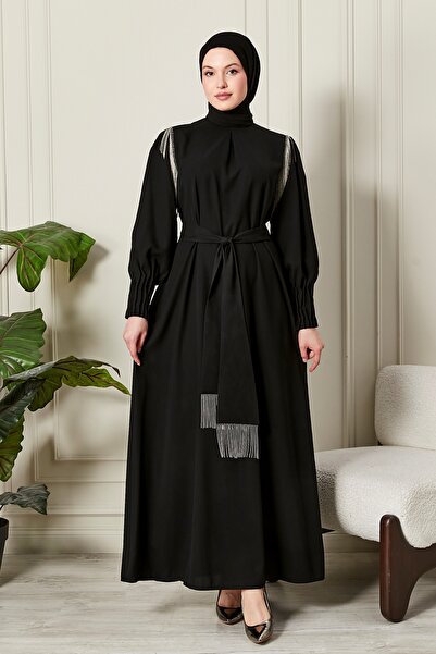 HALİL TÜRKER Chain ​​detail dress