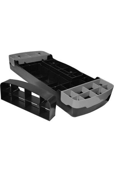 SKY LAND Compact Aerobic Stepper EM-9237 for Home Fitness, Non-Slip Cardio Platform, Black/Gray