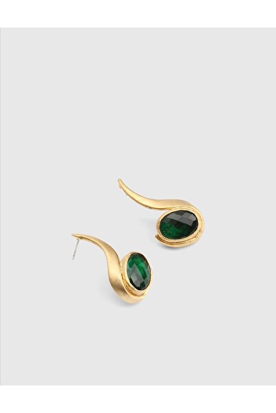 İLVİ Cindre Yeşil Kadın Küpe