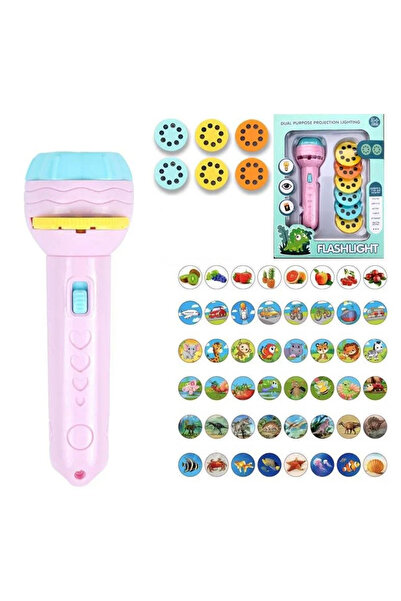 sallma Mini toy projector for children with animals, fruits, plants, fish - 48 images