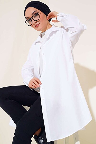 Hiccup Bdart Buttoned Long Poplin Shirt