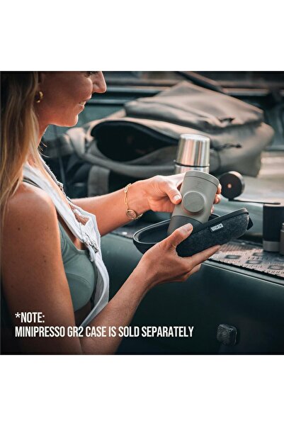 Wacaco Minipresso GR2 Portable Manual Espresso Machine (Black)