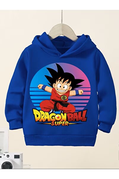 oneagılyazı Dragon Ball Super Anime cu imprimeu cu glugă Swea tricou