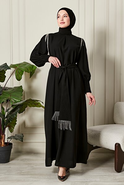 HALİL TÜRKER Chain ​​detail dress