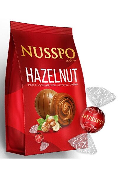 NUSSPO Fındık Kreması Dolgulu Sütlü Çikolata 200 Gr