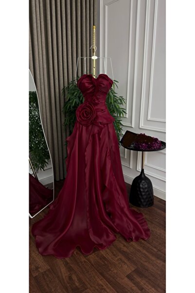 Diva style فستان سهره اورجنزا دبل كلوش مميز وراقي