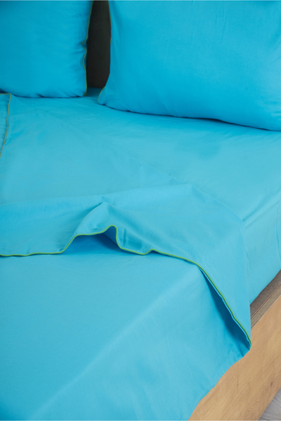 Benetton Home Blue Double Duvet Cover Set