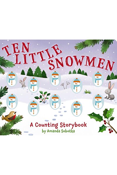 Little Tiger Kids Carte senzoriala Ten Little Snowmen: A Counting Storybook