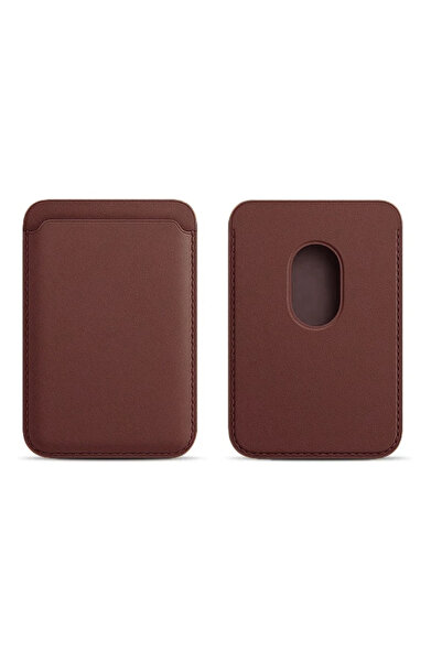 Coverzone حامل بطاقات مغناطيسي متوافق مع سلسلة آيفون 11-12-13-14-15-16-17، مح...