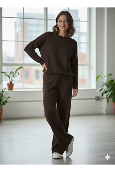 Cemre Life New Deux piped Knitwear Set