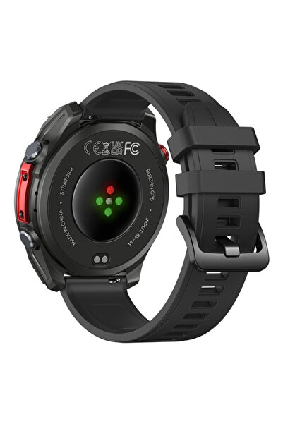 Zeblaze Stratos 4 Black – GPS Smartwatch 1.43” AMOLED Gorilla Glass, 6 Satellite Systems, HR, SpO₂