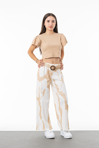 Asortix Girl's 100% Cotton Corded Fabric Model Top and Bottom Set