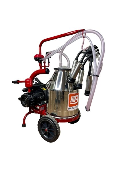 Barbaros Aparat de muls vaci, 1 post, 1 bidon 30L inox, pahare inox, 250l/min...