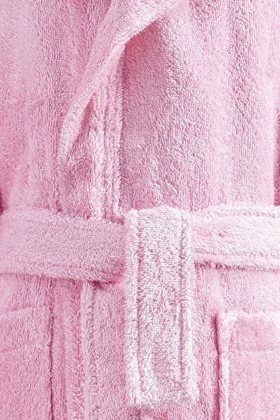 Özdilek Ashley Pink Hooded Bamboo Girls' Bathrobe
